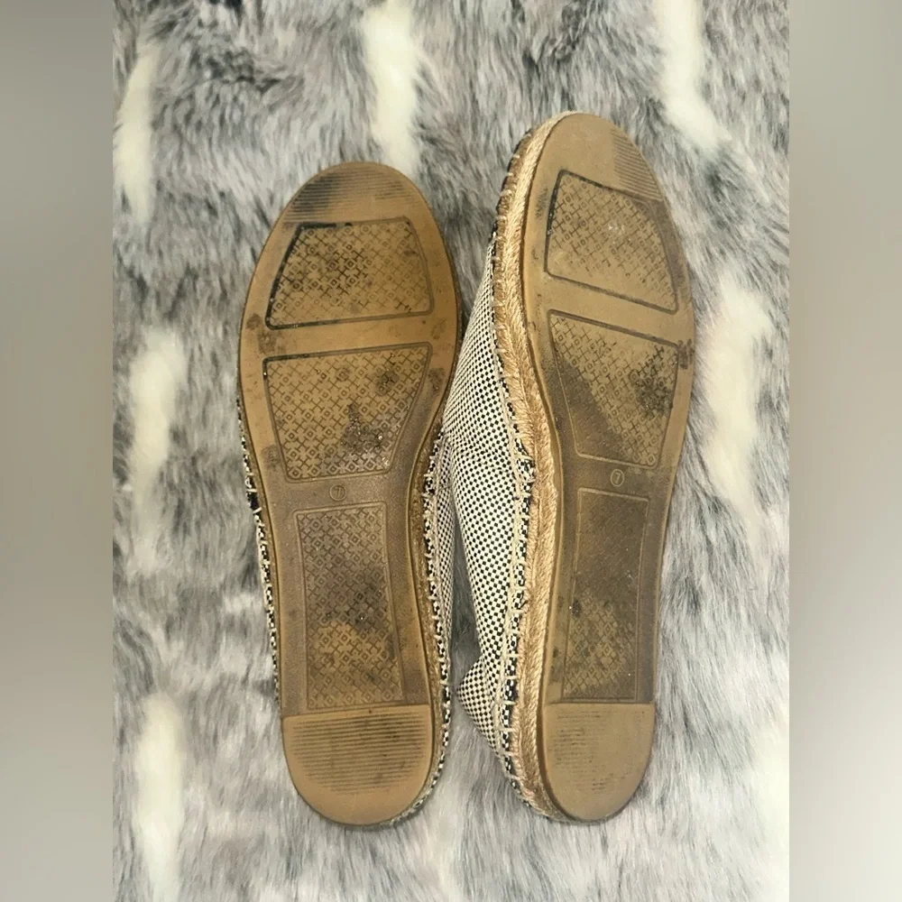 Tory Burch Size 7  Flat Espadrille slip on